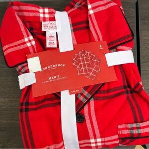 Wondershop Red and Black Plaid Sleepwear